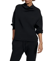 Varley Betsy Sweat Cowl High Neck Shirt