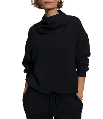 Varley Betsy Sweat Cowl High Neck Shirt