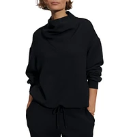 Varley Betsy Sweat Cowl High Neck Shirt
