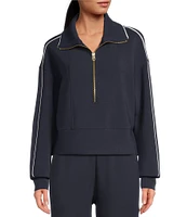 Varley Davenport Half Zip Drop Shoulder Sweatshirt