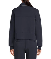 Varley Davenport Half Zip Drop Shoulder Sweatshirt