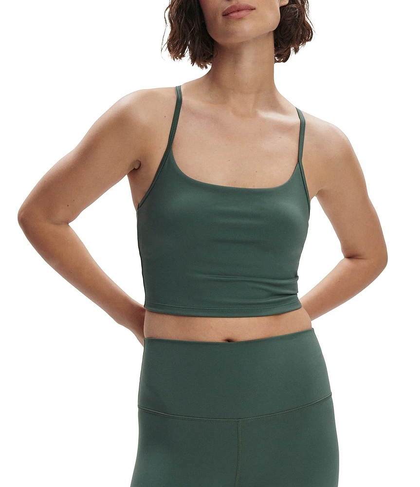 Varley Harley Free Soft Scoop Neck Racerback Longline Bralette Top