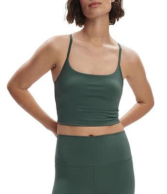 Varley Harley Free Soft Scoop Neck Racerback Longline Bralette Top