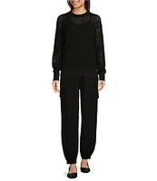 Varley Kershaw Crew Neck Long Sleeve Sweater