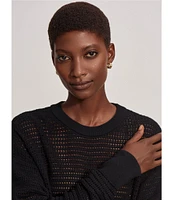 Varley Kershaw Crew Neck Long Sleeve Sweater