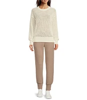 Varley Kershaw Crew Neck Long Sleeve Sweater