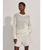 Varley Kershaw Crew Neck Long Sleeve Sweater