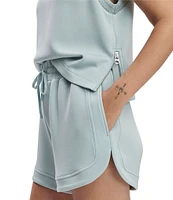 Varley Ollie High Rise Drawstring Shorts