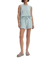Varley Ollie High Rise Drawstring Shorts