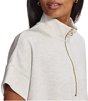 Varley Ritchie Half Zip Short Sleeve Sweatshirt