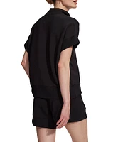 Varley Ritchie Half Zip Short Sleeve Sweatshirt