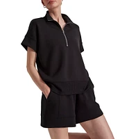 Varley Ritchie Half Zip Short Sleeve Sweatshirt