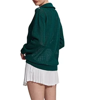 Varley Savannah Knit Zip Front Pullover