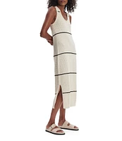 Varley Scott Scoop Neck Sleeveless Midi Tank Dress