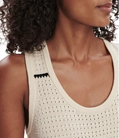 Varley Scott Scoop Neck Sleeveless Midi Tank Dress