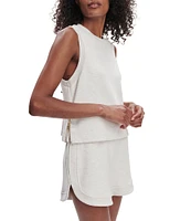 Varley Shea Crew Neck Sleeveless Double Soft Cropped Tank