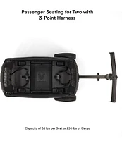 Veer Cruiser City Essentials Bundle (Cruiser City Stroller Wagon, Retractable Canopy, & Rear Storage Basket)