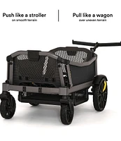 Veer Cruiser City Essentials Bundle (Cruiser City Stroller Wagon, Retractable Canopy, & Rear Storage Basket)