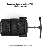Veer Cruiser City Essentials Bundle (Cruiser City Stroller Wagon, Retractable Canopy, & Rear Storage Basket)