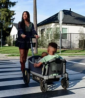 Veer Cruiser City Essentials Bundle (Cruiser City Stroller Wagon, Retractable Canopy, & Rear Storage Basket)