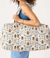 Vera Bradley Bee Garden Large Original Duffel Bag