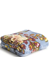 Vera Bradley Begonia Fields Plush Throw Blanket