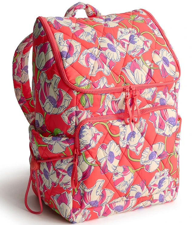 Vera Bradley Cooler Swirling Poppies Backpack at Hamilton  display picture 3