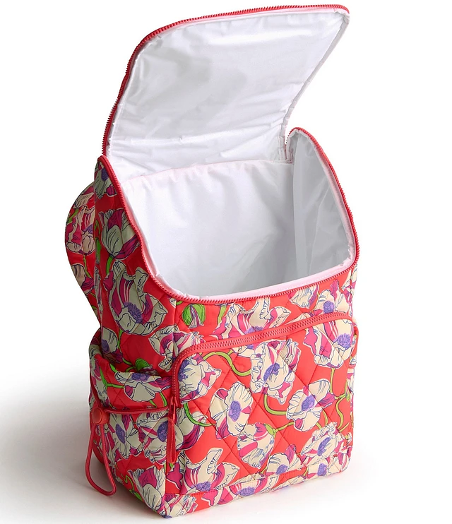 Vera Bradley Cooler Swirling Poppies Backpack at Hamilton  display picture 3