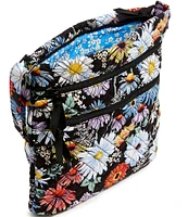 Vera Bradley Daisies Triple Zip Hipster Crossbody Bag