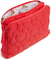 Vera Bradley Disney Quilted Nylon Triple Compartment Crossbody Bag