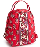 Vera Bradley Flowering Goji Paisley Premium Cotton Lunch Bag