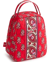 Vera Bradley Flowering Goji Paisley Premium Cotton Lunch Bag