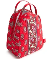 Vera Bradley Flowering Goji Paisley Premium Cotton Lunch Bag