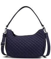 Vera Bradley Frannie Crescent Quilted Crossbody Bag