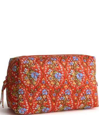 Vera Bradley Garden Paisley Large Cosmetic Case