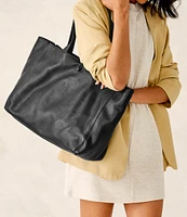 Vera Bradley Hathaway Leather Tote Bag