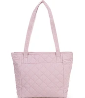 Vera Bradley Hydrangea Pink Small Vera Tote Bag