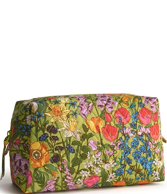 Vera Bradley Meadow Bouquet Large Cosmetic Case