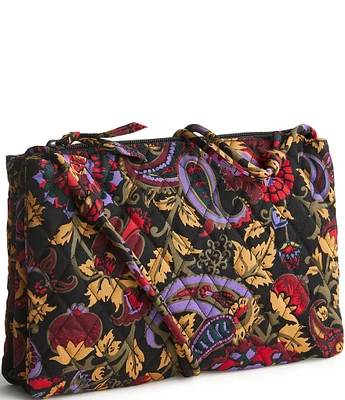 Vera Bradley Midnight Garden Paisley Foxbury Cotton Garbardine Crossbody Bag