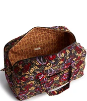 Vera Bradley Midnight Garden Paisley Miramar Weekender Bag