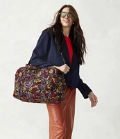 Vera Bradley Midnight Garden Paisley Miramar Weekender Bag