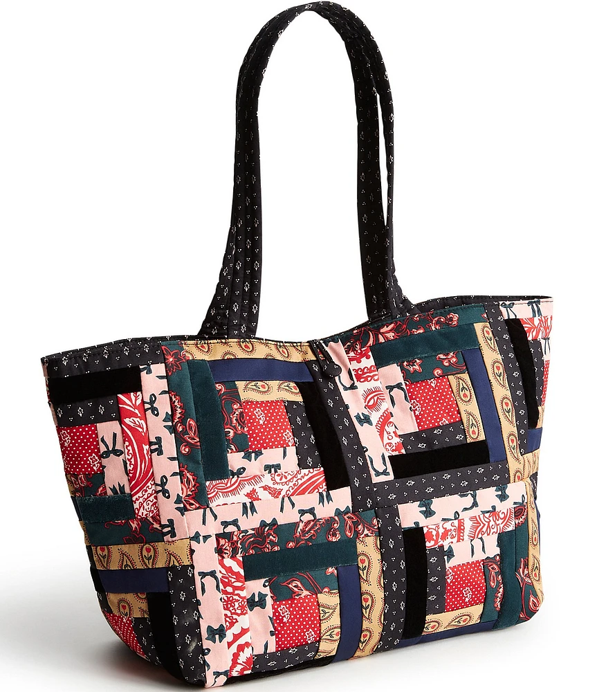 Vera Bradley Paisley Key Patchwork Small Hathaway Tote Bag