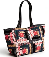 Vera Bradley Paisley Key Patchwork Small Hathaway Tote Bag