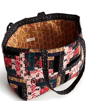 Vera Bradley Paisley Key Patchwork Small Hathaway Tote Bag