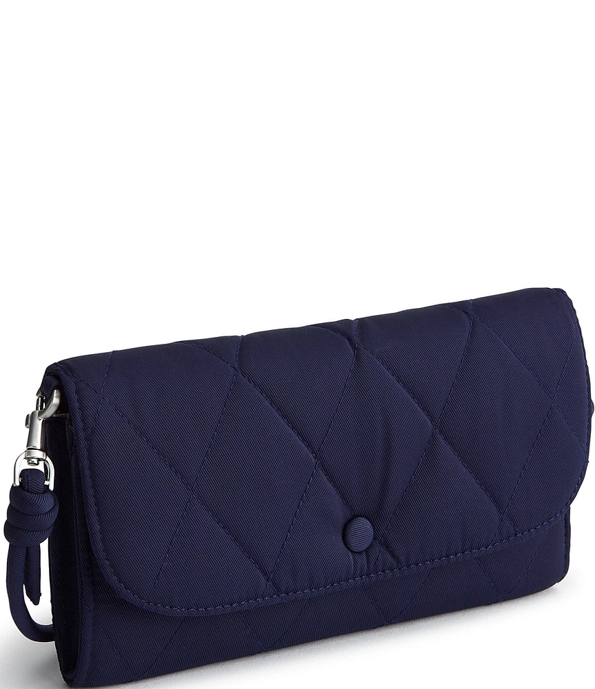 Vera Bradley Performance Twill Wildwood Wallet Crossbody Bag