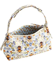 Vera Bradley Roxbury Bee Garden Crescent Shoulder Bag