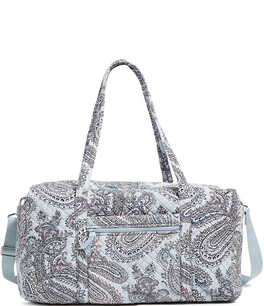 Vera Bradley Soft Sky Paisley Large Travel Duffle Bag