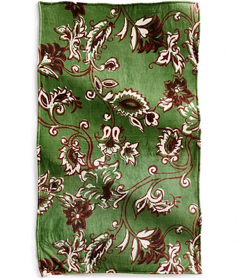 Vera Bradley Victoria Vines Plush Throw Blanket