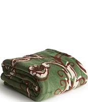 Vera Bradley Victoria Vines Plush Throw Blanket