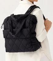 Vera Bradley Welland Nylon Diaper Tote Backpack